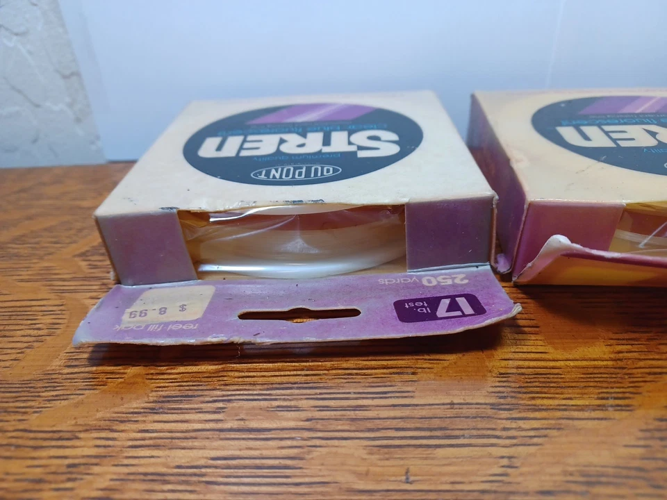 3 VTg DuPont Stren Fishing Line 17lbs 250yd Clear/Blue Fluorescent As Is  JGDS - Image 4 of 4