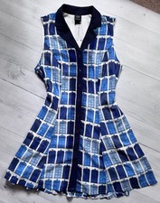 Her Universe Doctor Who Tardis Button Up Sleeveless Dress Womens Small S NEW NWT