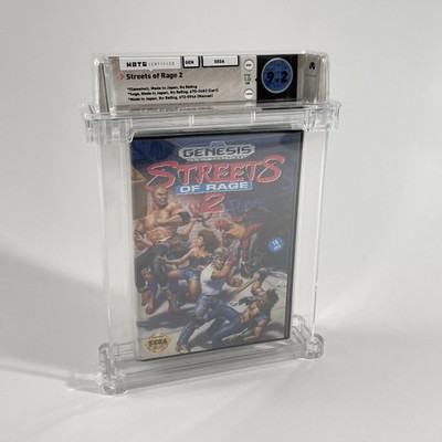 SEGA Genesis Streets Of Rage 2 CIB WATA 9.2 Box 9.6 NOS USA Neu