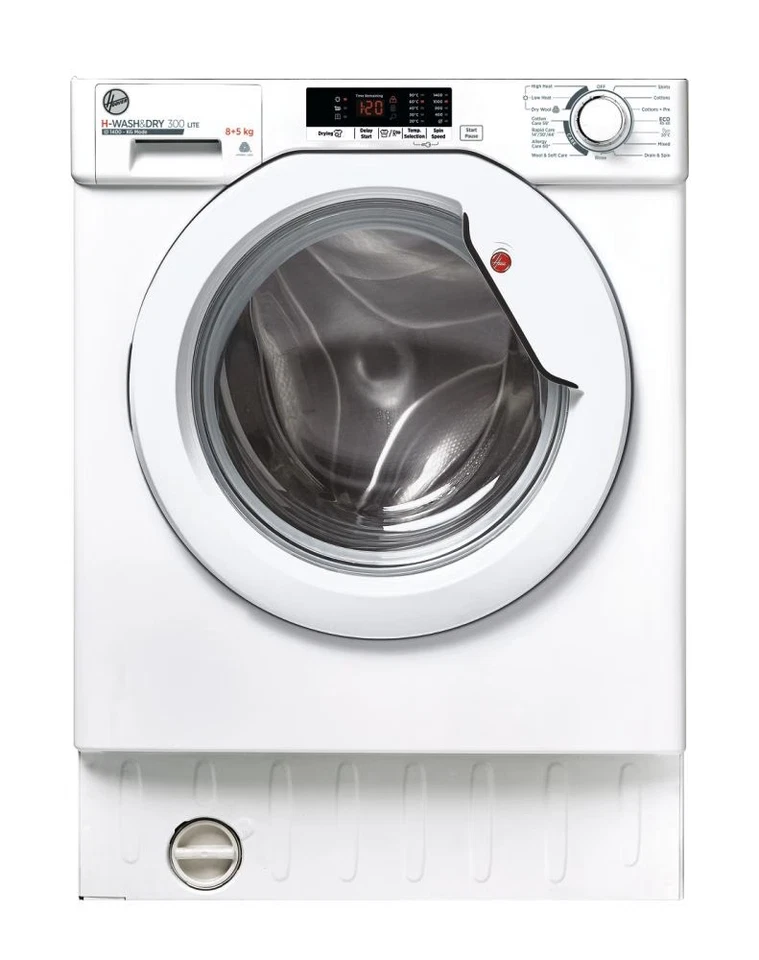 Hoover HBD485D2E Integrated 8kg/5kg 1400rpm Washer Dryer - White 38909