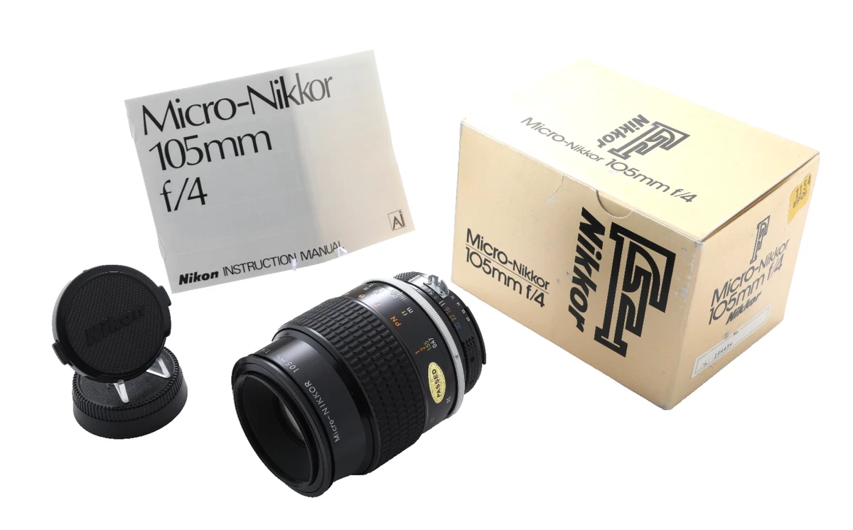 【Nikon】MICRO-NIKKOR 105mm f/4 /ケース付き Nikon Micro NIKKOR f/4 Camera Lenses 105mm Focal for sale - eBay