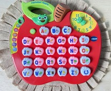 VTECH Apple Alphabet Kids Interactive Learning Fun Educational-Tested-EUC