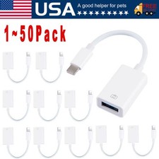 To Camera USB Female OTG Connector Adapter Cable For Apple iPhone iPad iPod Lot