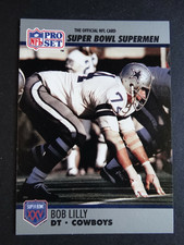 1990-91 Pro Set #85 Bob Lilly Dallas Cowboys Super Bowl Supermen Card
