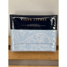 Ralph Lauren Aubree Paisley Full Queen Duvet Cover Blue Cotton 92x96 NEW