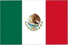Magnet Me Up Mexico Mexican Flag Car - 3x5 Inches, 