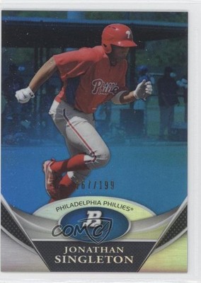2011 Bowman Platinum Prospects Blue 167/199 Jon Singleton Jonathan #BPP10 0f8