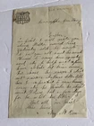 CIVIL WAR MAINE SANITARY COMMISSION LETTER 1864 NOTE SEAL SOLDIER REQUEST FAMILY