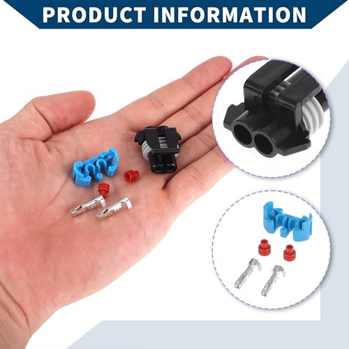 2 Pins Temperature Sensor Socket Plug for Buick/Inner Female Wiring Harness - Picture 2 of 6