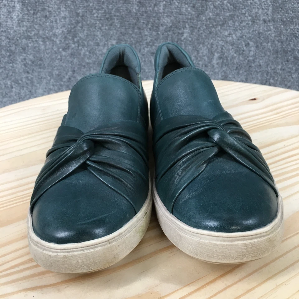 Zapatos Cobb Hill para mujer 8,5 M Willa informales sin cordones mocasín CG8536 cuero verde Foto 4 de 4