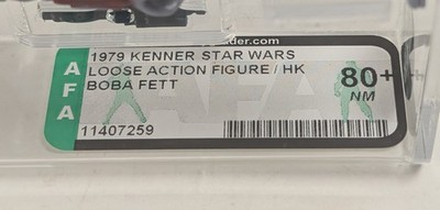 SF・ファンタジー・ホラー STAR WARS AFA80 LOOSE BOBA FETT L-BLUE 1978 Loose Kenner AFA 80+ Star Wars ANH Boba Fett Action Figure