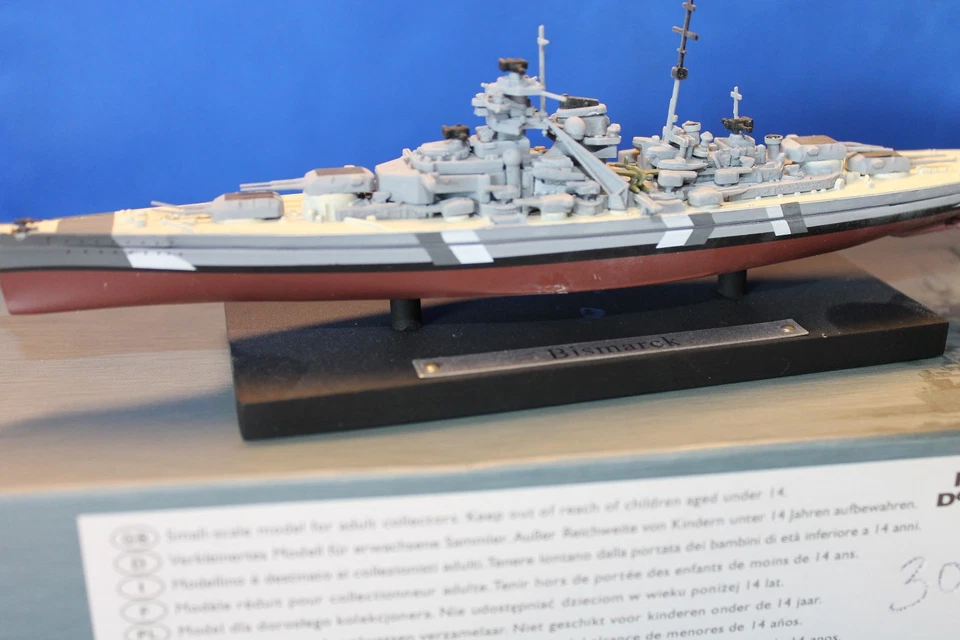 DeAgostini Kriegsschiffe 1:1250, Schlachtschiff Bismarck - Bild 3 von 4