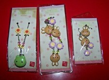 RUSS BERRIE Charming Egg-Cessories - 3 Items - Child size - Bracelet, Necklace 