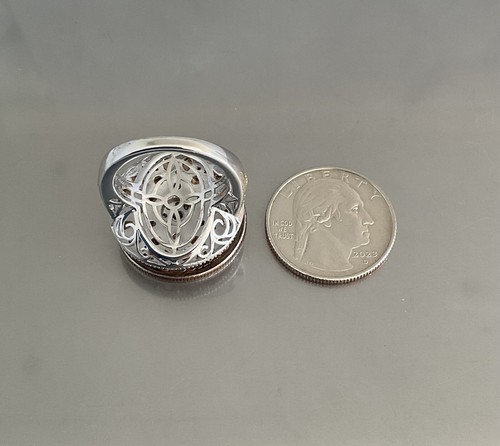 Jenipapo Andalusite & Zircon Cluster Star Design Ring 3.90 CTW 925 Silver Size 7 - Picture 17 of 19