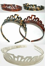 Princess Crown Headband Pearl Tortoise Queen Ballerina Girl Tiara Made in France