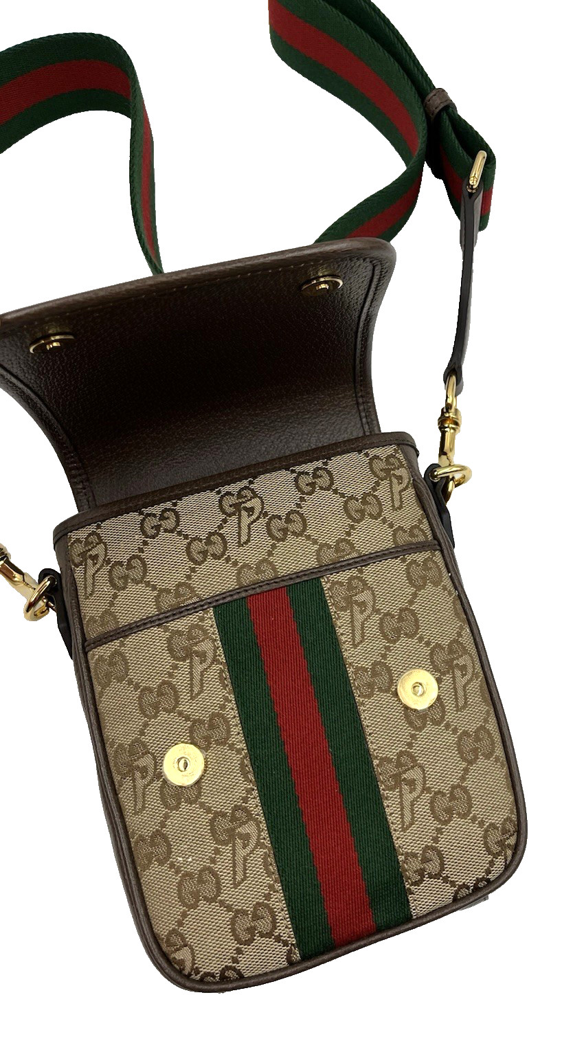 GUCCI X PALACE Exclusive Web GG-P Messenger Bag for Trendsetters image 6