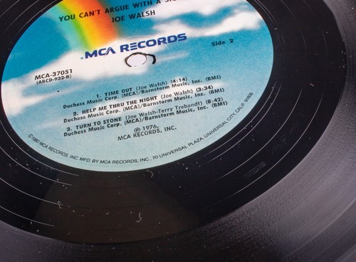 1976 Joe Walsh You Can’t Argue With A Sick Mind Vinyl Record Hype Sticker 37051 - Picture 15 of 15