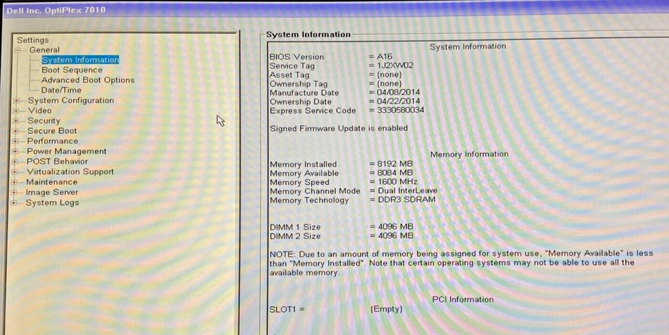 Dell OptiPlex 7010 SFF- i3-3240 - 8GB RAM - 256GB SSD - POWER CABLE (OFFERS OK) - Image 2 of 4