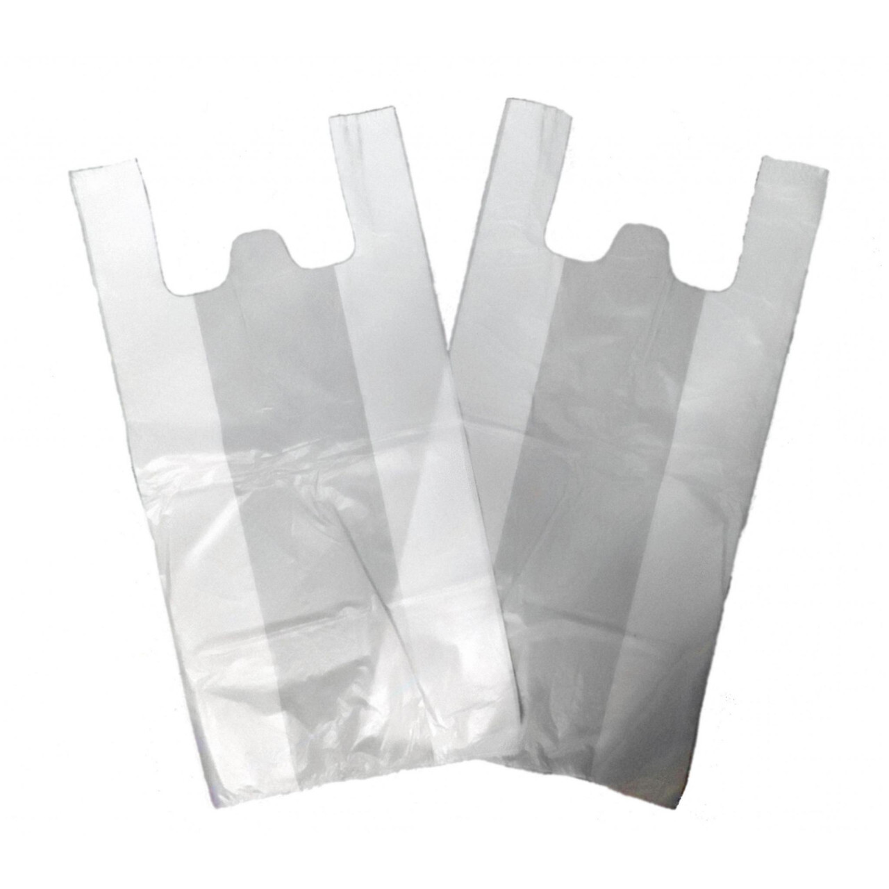 White Vest Plastic Carrier Bags 16""X25""X29"" - Giant