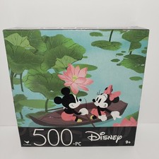 Disney 500 Piece Jigsaw Puzzle Mickey Mouse Minnie Mouse 11 x 14 Inch