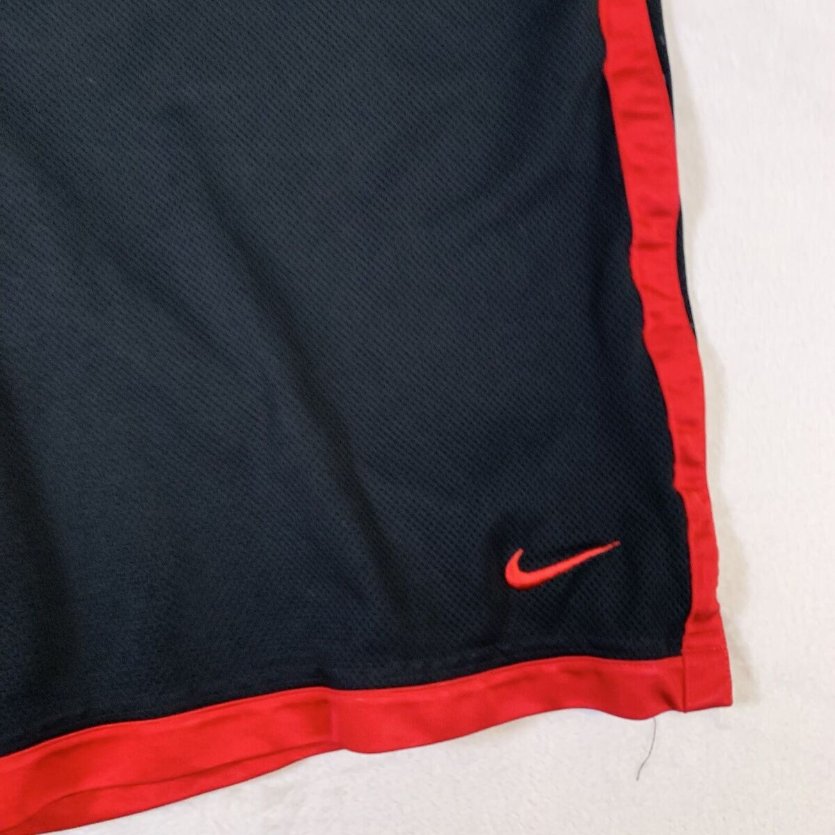 VTG Nike Basketball Shorts XL Adult Black Red Athletic VTG Nike Basketball Shorts XL Adult Black Red Athletic