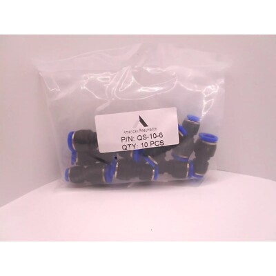 10PCS New QS-10-6 FESTO 130607  Fast Shipping Push-in Connector