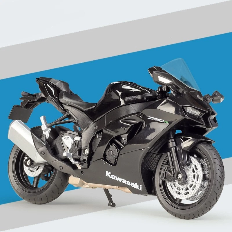 Welly 1:12 Kawasaki 2021 Ninja ZX-10R Motorcycle Bike Model New in Box 2 Colors - Image 2 of 4