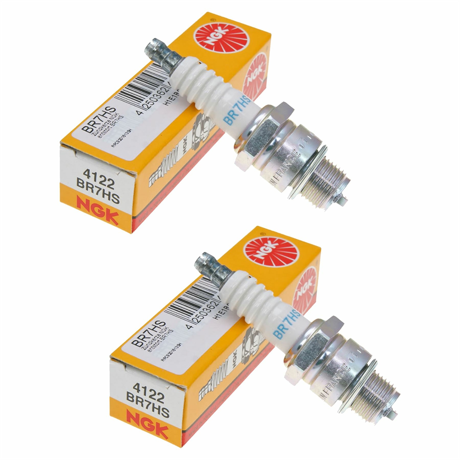 Genuine NGK 4122 Spark Plugs Pack of 2 Benelli 491 50 LC Replica 2004- 2006