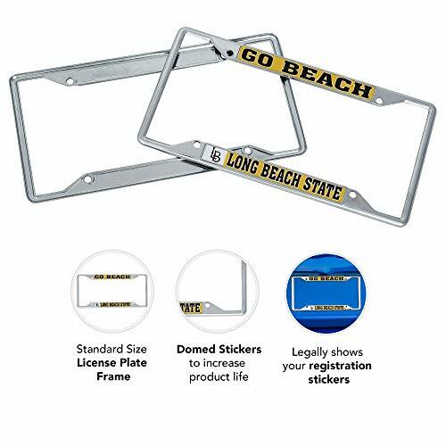 Cal State University Long Beach CSULB 49ers Dirtbags License Frame
