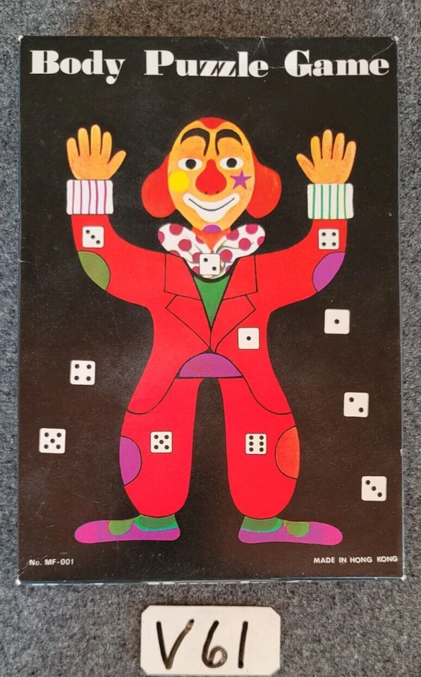 Clowns Puzzle Game Body  #MF-001 Paper Products Hong Kong Vintage - Image 4 of 4