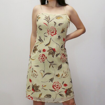 Vintage 80s Rare Designer OMO Norma Kamali Floral Slip Dress | eBay
