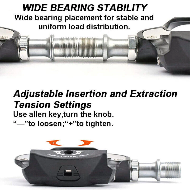 Shimano Ultegra R8000 Clipless Pedals with Platform Road Bike Carbon 9/16" Pedals - Image 2 of 4