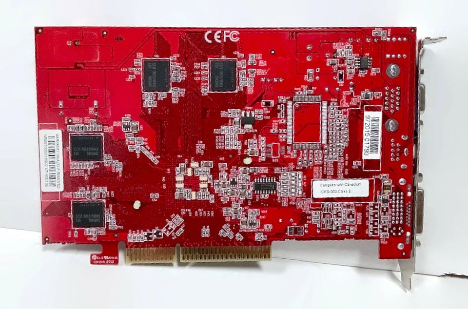 VisionTek 400160 ATI Radeon X1050 AGP 256M DDR RC VGA Video Graphics Card - Image 3 of 4