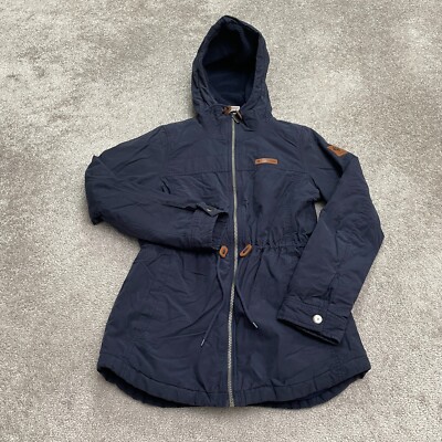 Columbia Chatfield Hill Sherpa Parka Jacket Women XS Blue