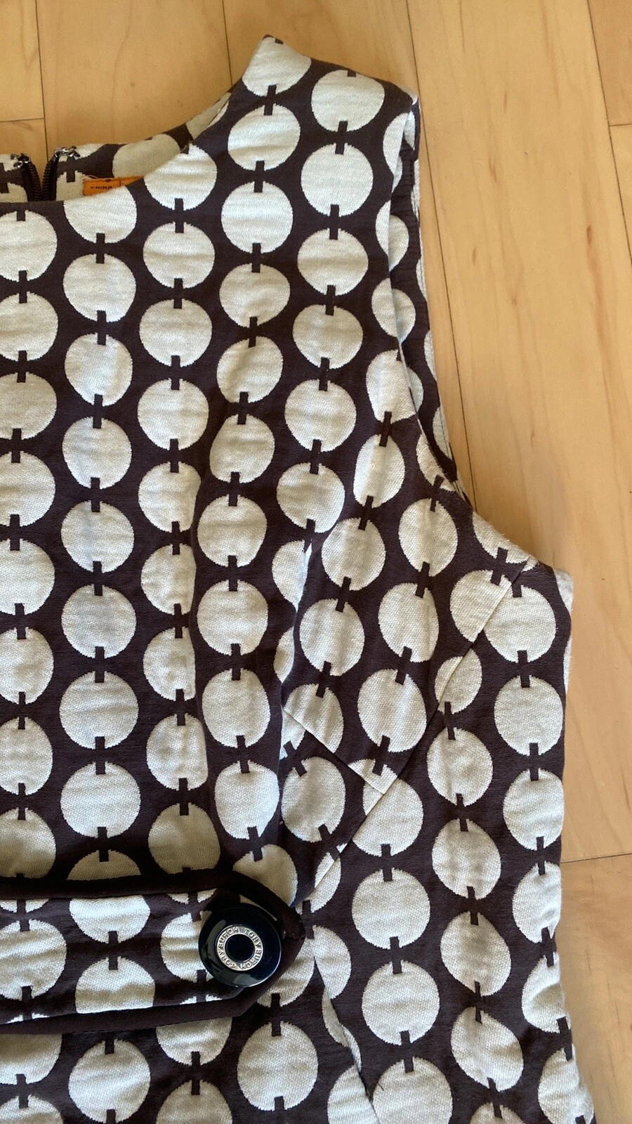 Abito tubino senza maniche stile derby Tory Burch taglia 2