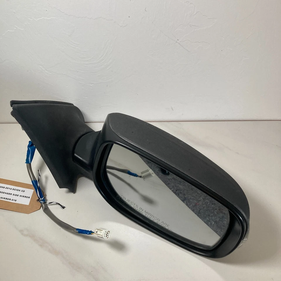 Espejo retrovisor lateral Scion XD 2008-2014 pasajero delantero intermitente gris negro Foto 2 de 4