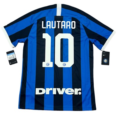 2019/20 Inter Milan Home Jersey #10 Lautaro Martinez Medium Nike