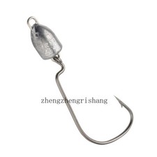 20Pcs 1/8oz-1/4oz Shakey Swing Head Jig Fishing Hook Swim Bait Bass Slatwater