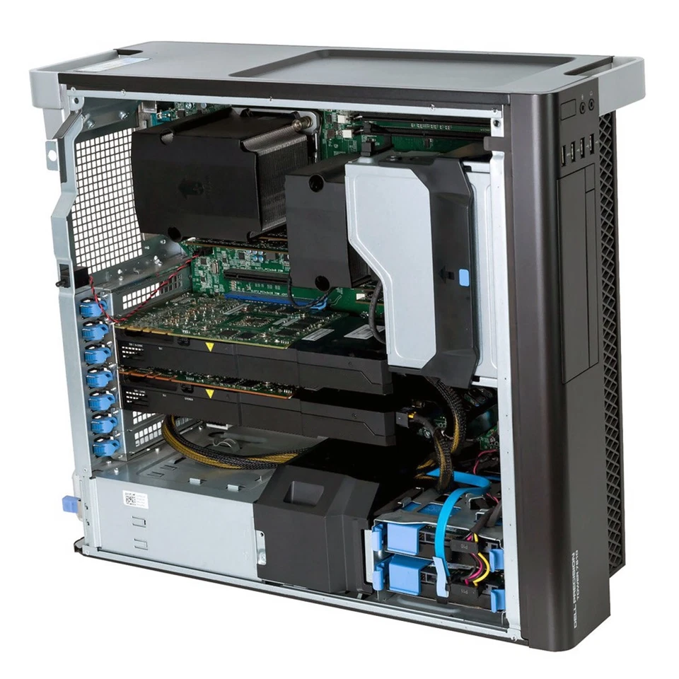 Dell Precision 7810 Workstation 2x Xeon E5-2650 v3 20-Core 48GB DDR4 RAM SSD+HDD - Image 3 of 4