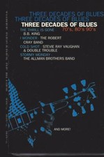 VARIOUS ARTISTS CASSETTE: "THREE DECADES OF BLUES" 1993