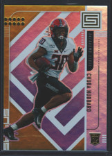 2021 Panini Chronicles Draft Picks Status Gold #172 Chuba Hubbard /10