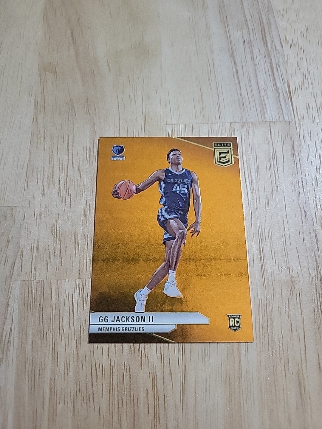 2023-24 Donruss Elite GG JACKSON II Orange Rookie RC #203 Memphis Grizzlies SP