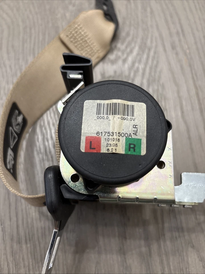 08-13 CINTURÓN SEGURIDAD PASAJERO TRASERO DERECHO BMW 328xi 328i 325i 335i E90 E92 617531500a Foto 4 de 4