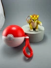 1999 Burger King Pokémon Sandslash Keychain with Poké Ball Clip Toy NM Vintage