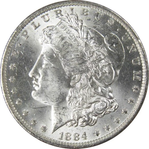 1884 O Morgan Dollar BU Uncirculated Mint State 90% Silver $1 US Coin