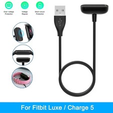 For Fitbit Luxe/Charge 5 Smart Watch USB Charger Charging Cable Replacement