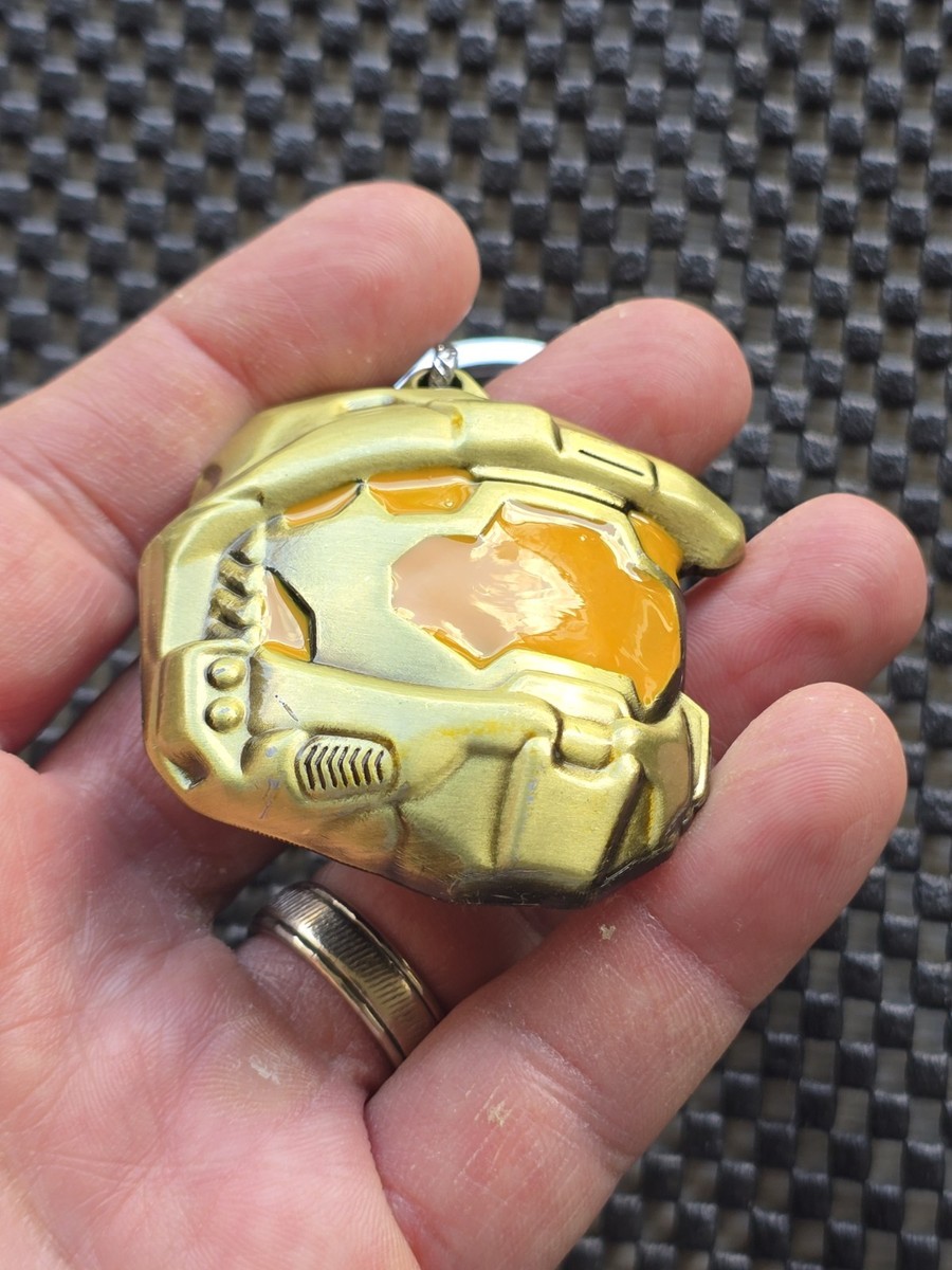 Halo Master Chief Spartan Assault Metal Keychain Rare Xbox One