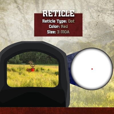 Sightmark SM26043 Mini Shot M-Spec FMS Red Reflex Sight - Black