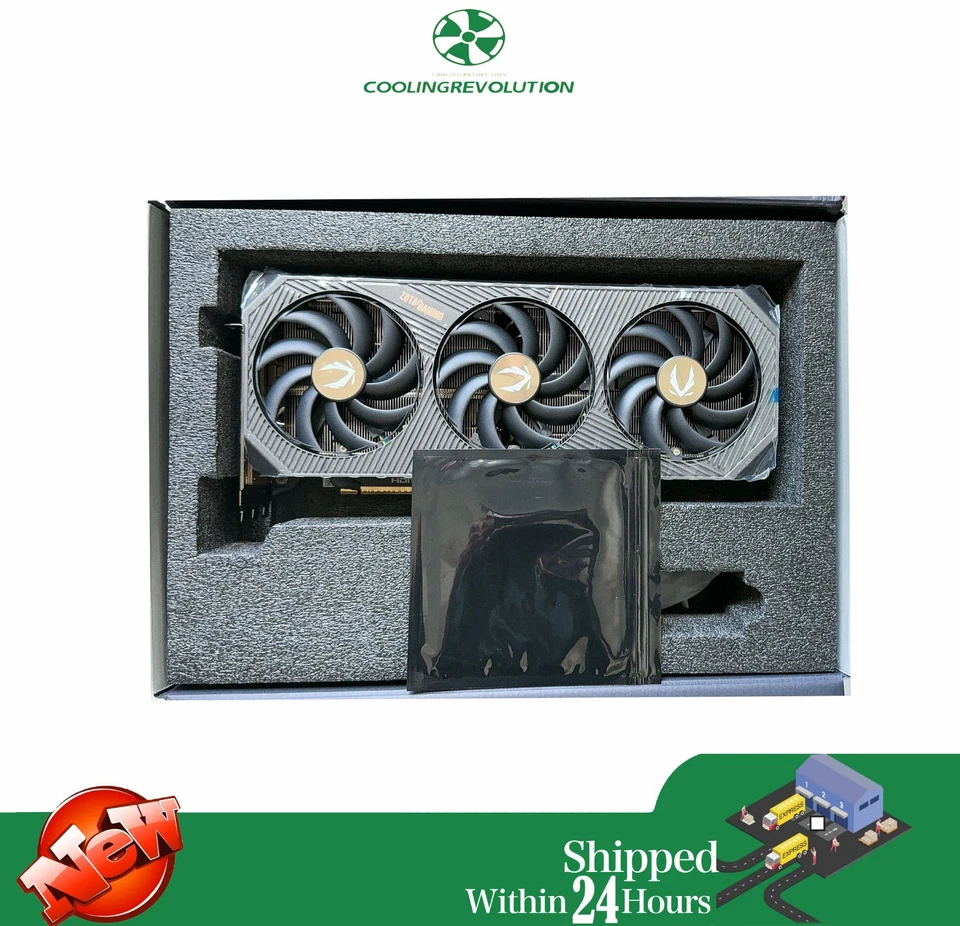 Graphics card Heatsink Fan for Zotac RTX 5090 Solid GPU No Core & VRAM - Image 3 of 4