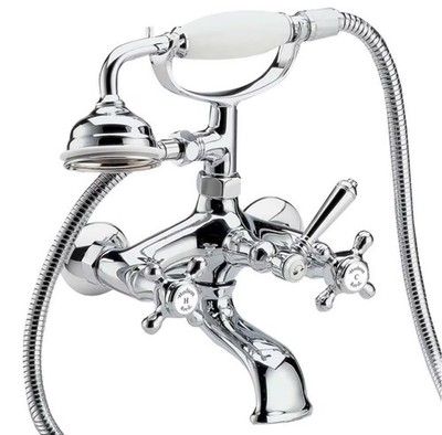 Empire of Christina Classic Bathtub Group Chrome Faucets